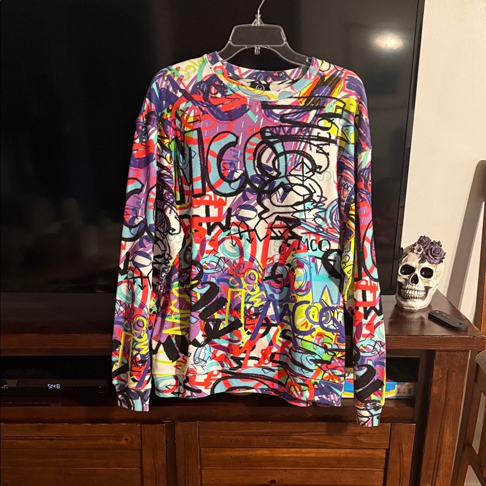 Alexander McQueen Multicolor Graphic Sweatshirt